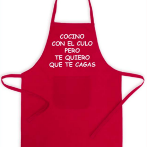 Delantal enamorados.