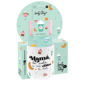 Pack taza y calcetines mamá