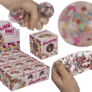 Squeeze emoji ball.