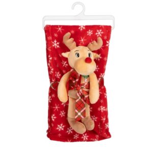 Peluche manta reno